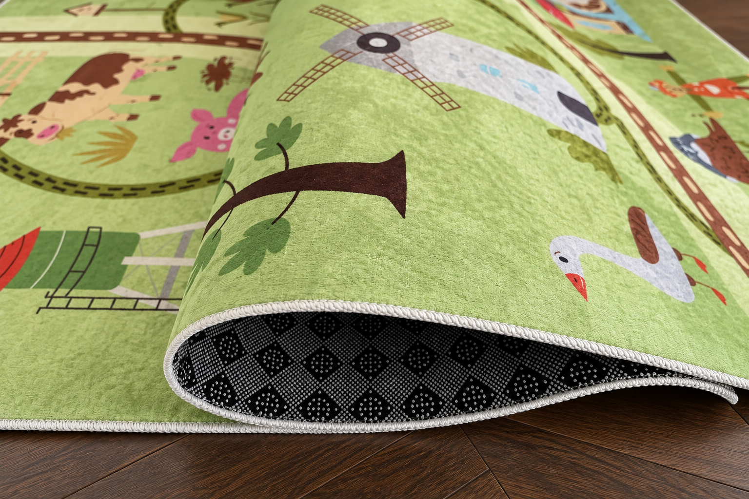 Mesefarm – tanyás Soft touch gyerekszőnyeg - Image 2