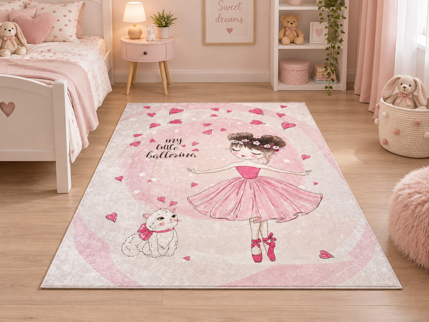 Piruett – balerinás Soft touch gyerekszőnyeg - Image 2